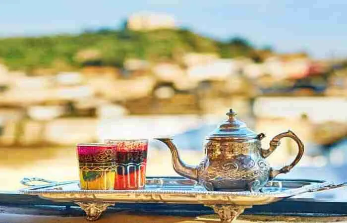 Moroccan mint tea